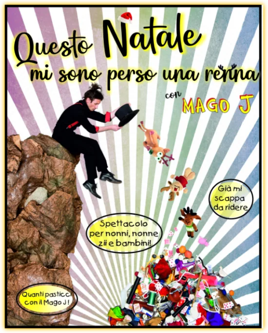 Spettacolo di Natale per famiglie con magia e comicità
