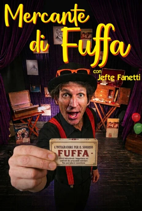 Mercante di Fuffa - spettacolo teatrale di magia Jefte Fanetti